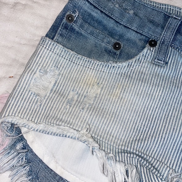 Carmar LF Patchwork Denim Shorts - Picture 2 of 3